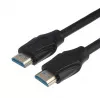 Кабель HDMI (m)-HDMI (m) 1.5м ПВХ ver.1.4, черный, в пакете, GoPower, 00-00027305