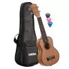 Mahogany Series Укулеле сопрано, с чехлом, цвет натуральный, Cascha, HH-2026