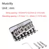 Бридж Wilkinson для Squier/Mexico Fender Strat, хром, Musiclily, MX1810CR