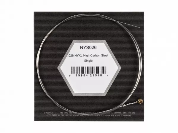 NYXL Отдельная струна для гитары, сталь, .026, D'Addario, NYS026  рис.2 