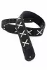 Legend D.G. Black Ремень для гитары, кожаный, черный, RightOn Straps, 8419612000070