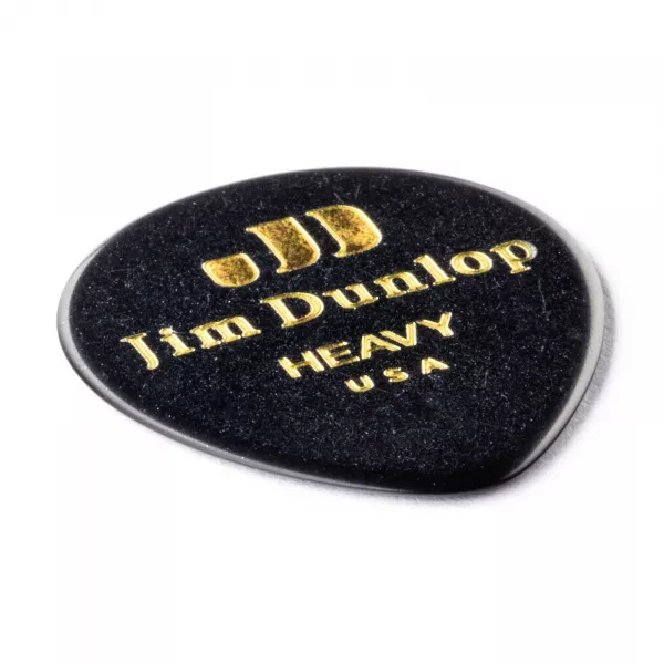 Black Teardrop Медиаторы, 12шт, капля, толстые, Dunlop, 485P03HV  рис.2 