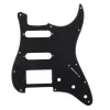 Пикгард для электрогитары Fender Stratocaster HSS, 1 слой, черная, Musiclily, MX0314