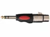 Переходник (разъем переходной) XLR гнездо - 1/4'' стерео штекер, Soundking, CXA005