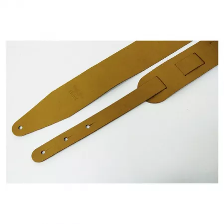 Leather Ремень для гитары, кожаный, светло-оливковый, Fidel, FL50024L