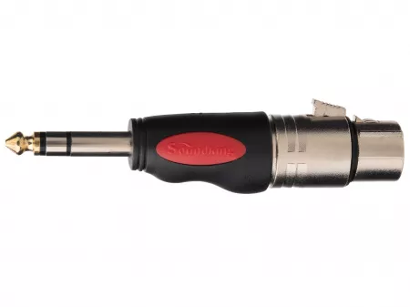 Переходник (разъем переходной) XLR гнездо - 1/4'' стерео штекер, Soundking, CXA005