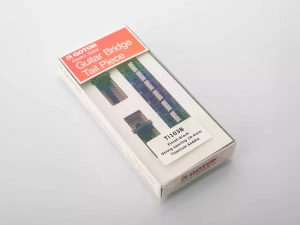 Бридж (струнодержатель), черный, Gotoh, Ti103B-B  рис.2 
