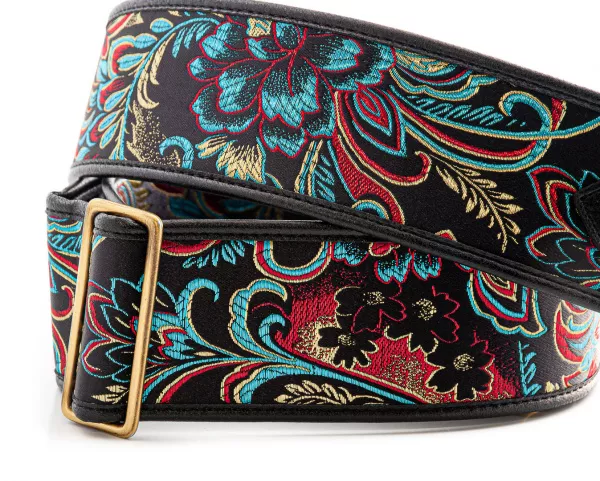 Talisman Beppu II Teal Ремень для гитары, текстиль/синтетика, RightOn Straps, 8419612000858  рис.2 