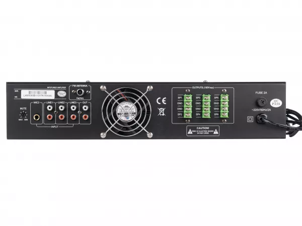 Усилитель мощности трансляционный, 60Вт, LAudio, LAM6060B  рис.2 
