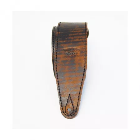 Leather 21 Ремень для гитары, кожаный, Ржавое железо, Fidel, FL60041L21L