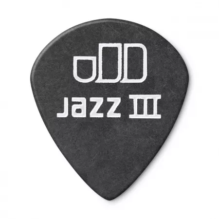 Tortex Pitch Black Jazz III Медиаторы 72шт, толщина 1мм, Dunlop, 482R1.00