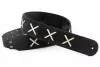 Legend D.G. Black Ремень для гитары, кожаный, черный, RightOn Straps, 8419612000070