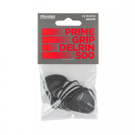 Prime Grip Delrin 500 Медиаторы 12шт, толщина 0,96мм, Dunlop, 450P.96