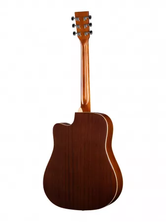 Акустическая гитара, с вырезом, цвет натуральный, Caraya, F650C-N