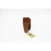 Leather 21 Ремень для гитары, кожаный, коричневый, Fidel, FL60002L21