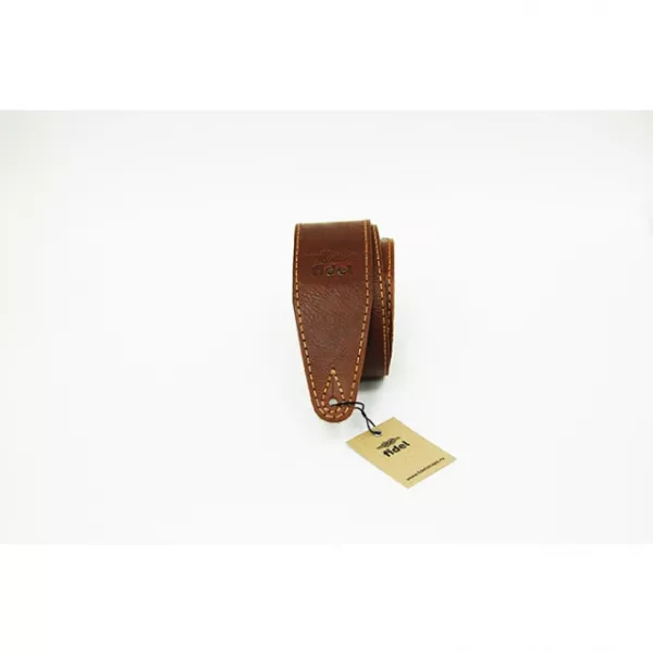 Leather 21 Ремень для гитары, кожаный, коричневый, Fidel, FL60002L21  рис.2 