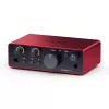 Scarlett Solo Звуковая карта USB, 24 бит/192 кГц, 2 входа-2 выхода, Focusrite, Scarlett-Solo-4th-gen