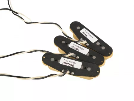 True Vintage Stratocaster Комплект магнитных звукоснимателей, бежевый, Bagdasar guitars, BGP401SBE