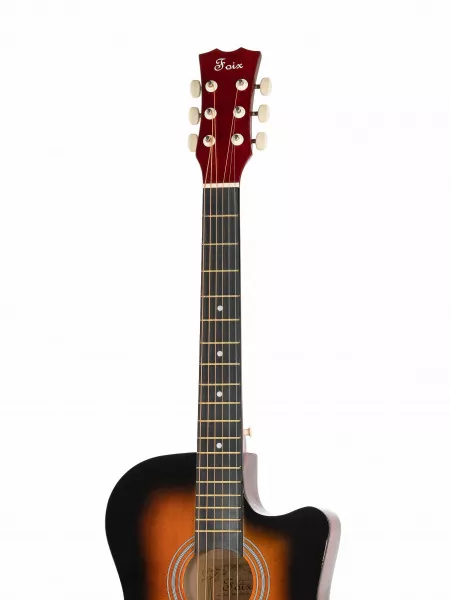 Акустическая гитара, санберст, с вырезом, Foix, FFG-1038SB  рис.2 