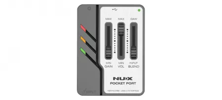 POCKET-PORT Портативный гитарный аудио USB интерфейс, Nux Cherub