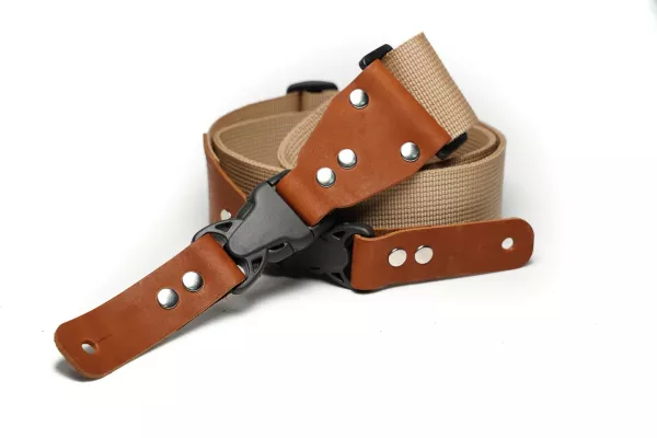Ремень для гитары, нейлоновый, бежевый, Mamba straps, MB5022-153  рис.2 