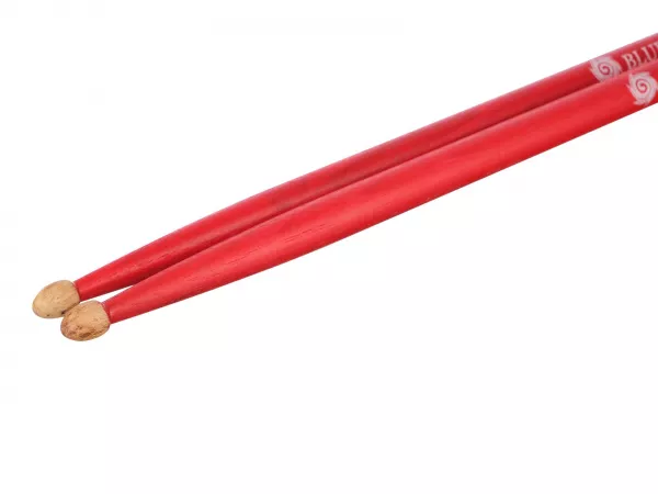 Colored Series Bluefire 7A RED Барабанные палочки, орех гикори, красные, HUN, 10104009  рис.2 