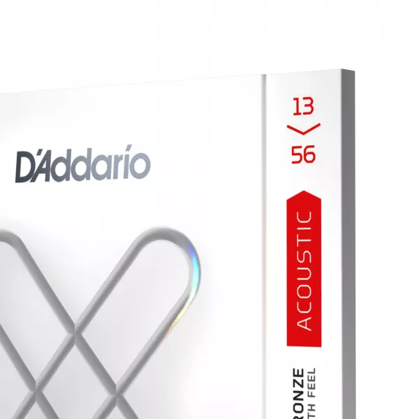 XS Комплект струн для акустической гитары, фосфорная бронза, 13-56, D'Addario, XSAPB1356  рис.2 