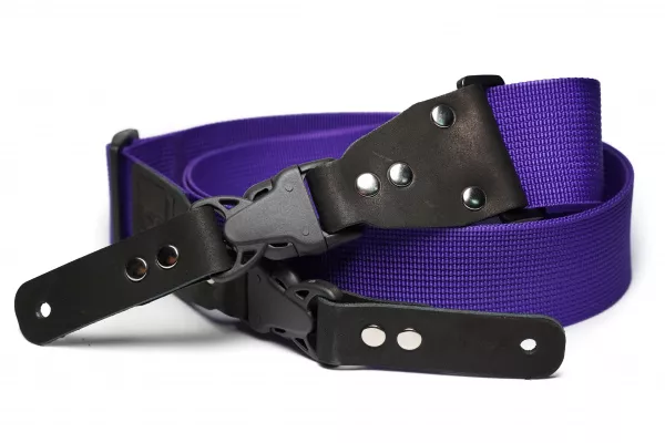 Ремень для гитары, нейлоновый, фиолетовый, Mamba straps, MB5022-029  рис.2 