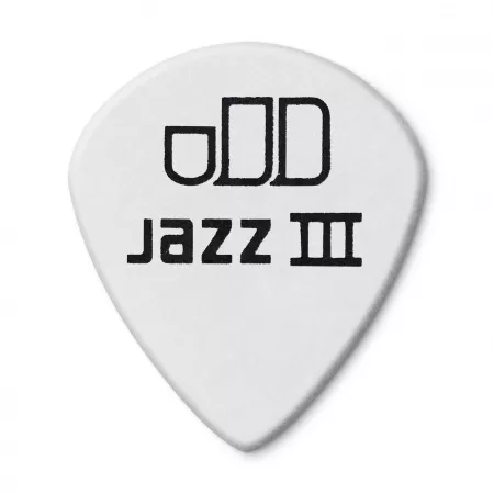 Tortex White Jazz III Медиаторы 12шт, толщина 1,35мм, Dunlop, 478P1.35