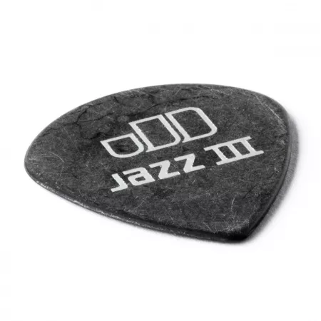 Tortex Pitch Black Jazz III Медиаторы 12шт, толщина 0,88мм, Dunlop, 482P.88