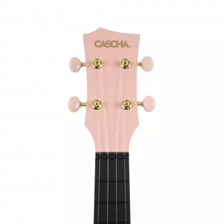 Carbon Fibre Укулеле концертный, с чехлом, розовый, углеволокно, Cascha, HH-2288