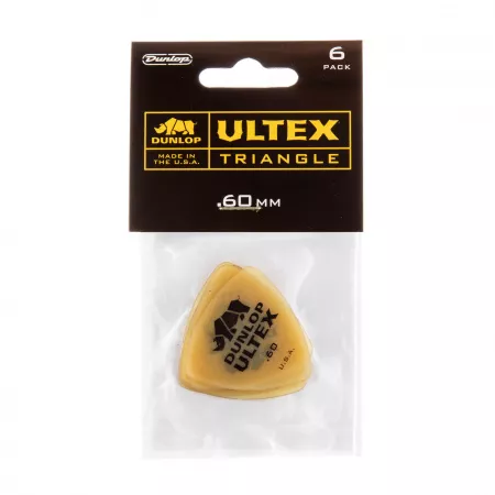 Ultex Triangle Медиаторы 6шт, толщина 0,60мм, треугольные, Dunlop, 426P.60