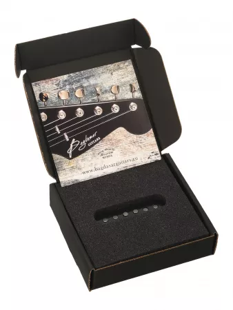 True Vintage Stratocaster Звукосниматель магнитный, нековый, черный, Bagdasar guitars, BGP401N