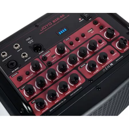 Комбоусилитель для акустической гитары, 40Вт, черный, Joyo, BSK-40-BK