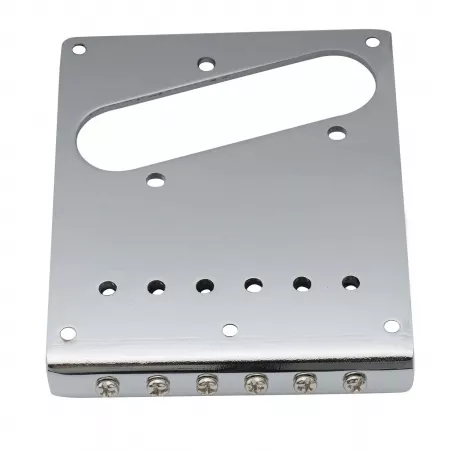 Бридж для Squier и Imported Tele, хром, Musiclily, MX2606CR