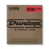 Flatwound Комплект струн для бас-гитары, сталь, Medium, 45-105, Dunlop, DBFS45105