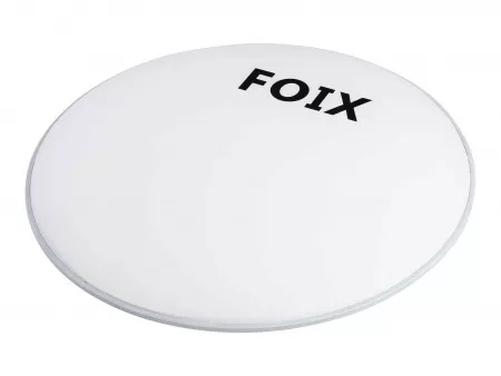 Пластик для бас-барабана 22", белый, с покрытием, Foix, FDH-25WC-22
