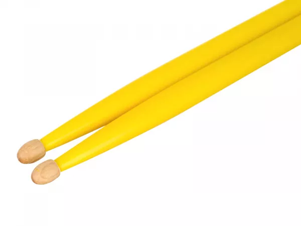 Colored Series 5A YELLOW Барабанные палочки, орех гикори, желтые, HUN, 1010100201018  рис.2 