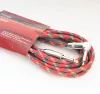 3LUXE-5m-RD Кабель инструментальный, 5м, прямой/угловой, красный, Yerasov