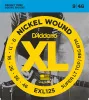 EXL125 XL NICKEL WOUND Струны для электро-гитары Super Light Top/regular Bottom 9-46 D`Addario