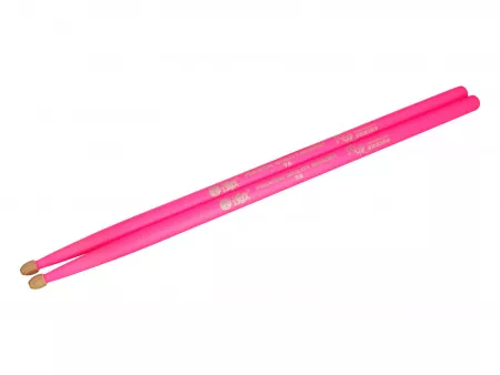 Fluorescent Series 7A Барабанные палочки, розовые, орех гикори, HUN, 10101003010