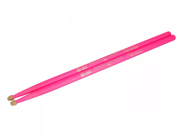Fluorescent Series 7A Барабанные палочки, розовые, орех гикори, HUN, 10101003010  рис.2 