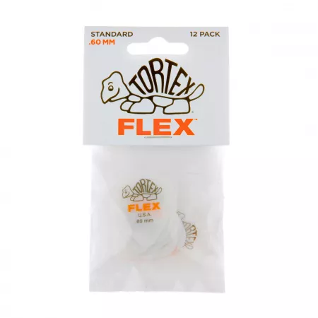 Tortex Flex Медиаторы, 12шт, толщина 0,60мм, Dunlop, 428P.60