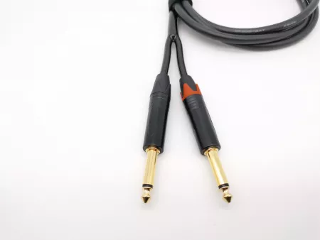 Кабель аудио 3.5-2х6.3мм, 2м, ZZcable, E35-3,5-2J-0200-0