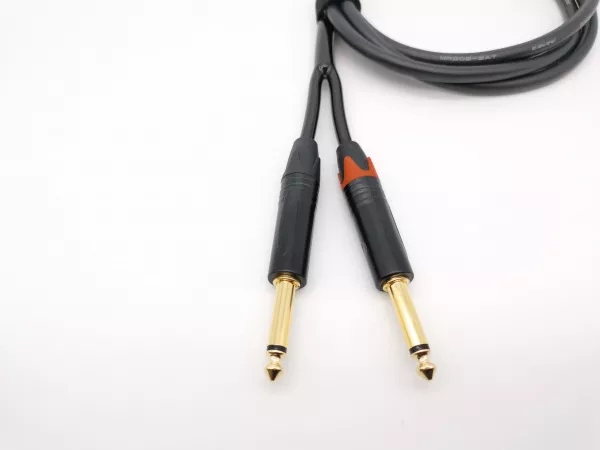 Кабель аудио 3.5-2х6.3мм, 2м, ZZcable, E35-3,5-2J-0200-0  рис.2 