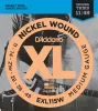EXL115W XL NICKEL WOUND Струны для электро-гитары Blues/Jazz Rock 3rd Wound 11-49 D`Addario