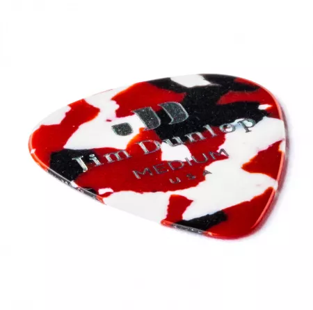 Genuine Celluloid Медиаторы, 12шт, средние, пестрые, Dunlop, 483P06MD