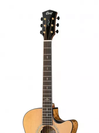 Gold Series Электро-акустическая гитара, цвет натуральный, с футляром, Cort, Gold-Edge-WCASE-NAT