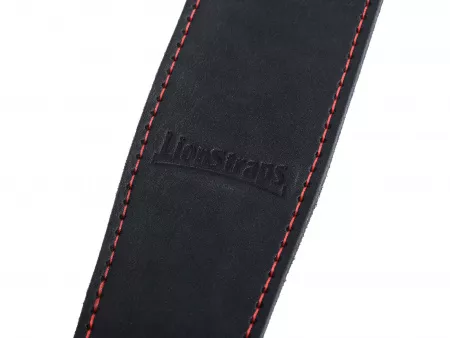 Ремень для гитары, кожаный, черный, LionStraps, LS.C.002