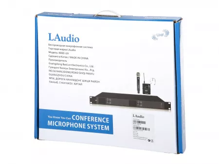 Беспроводная микрофонная система, ручной передатчик и головной микрофон, LAudio, 6000-UV